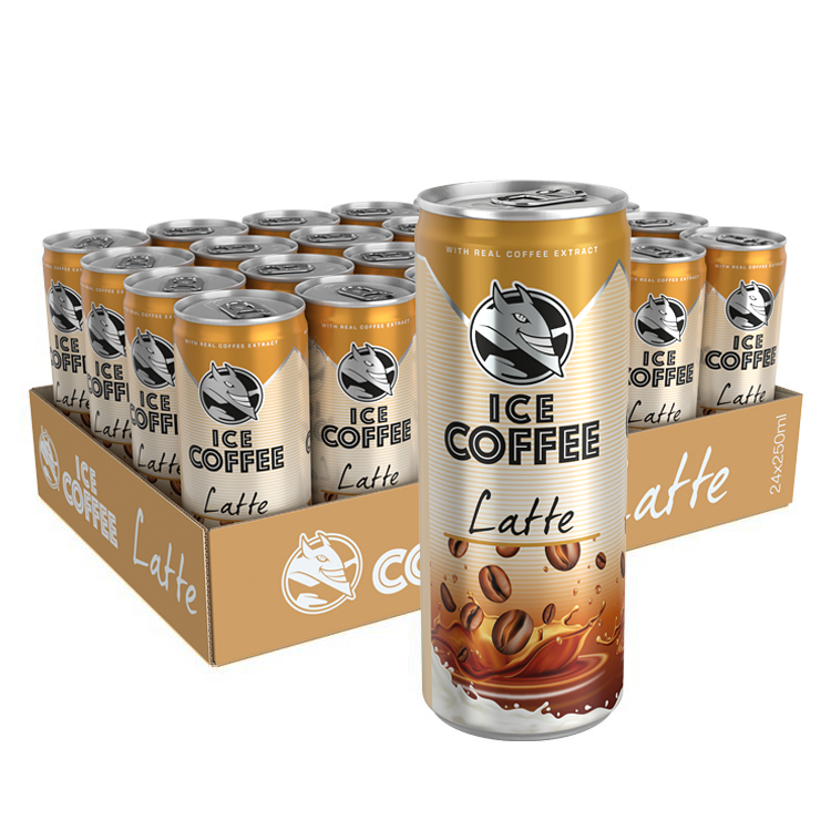 HELL ICE COFFEE LATTE TRAY (24 Cans)